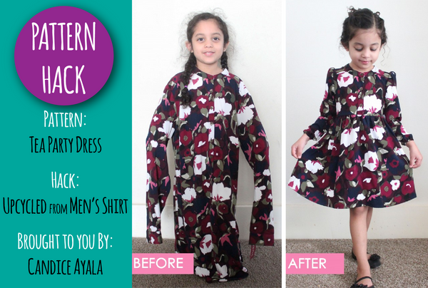 PATTERN HACK - Upcycled Tea Party Dress