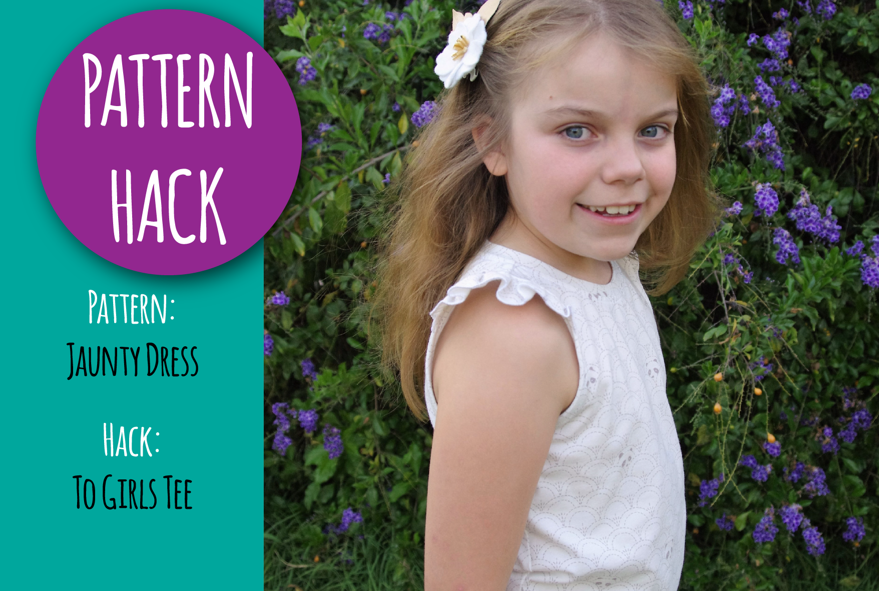 PATTERN HACK - Jaunty Dress to Girls Tee