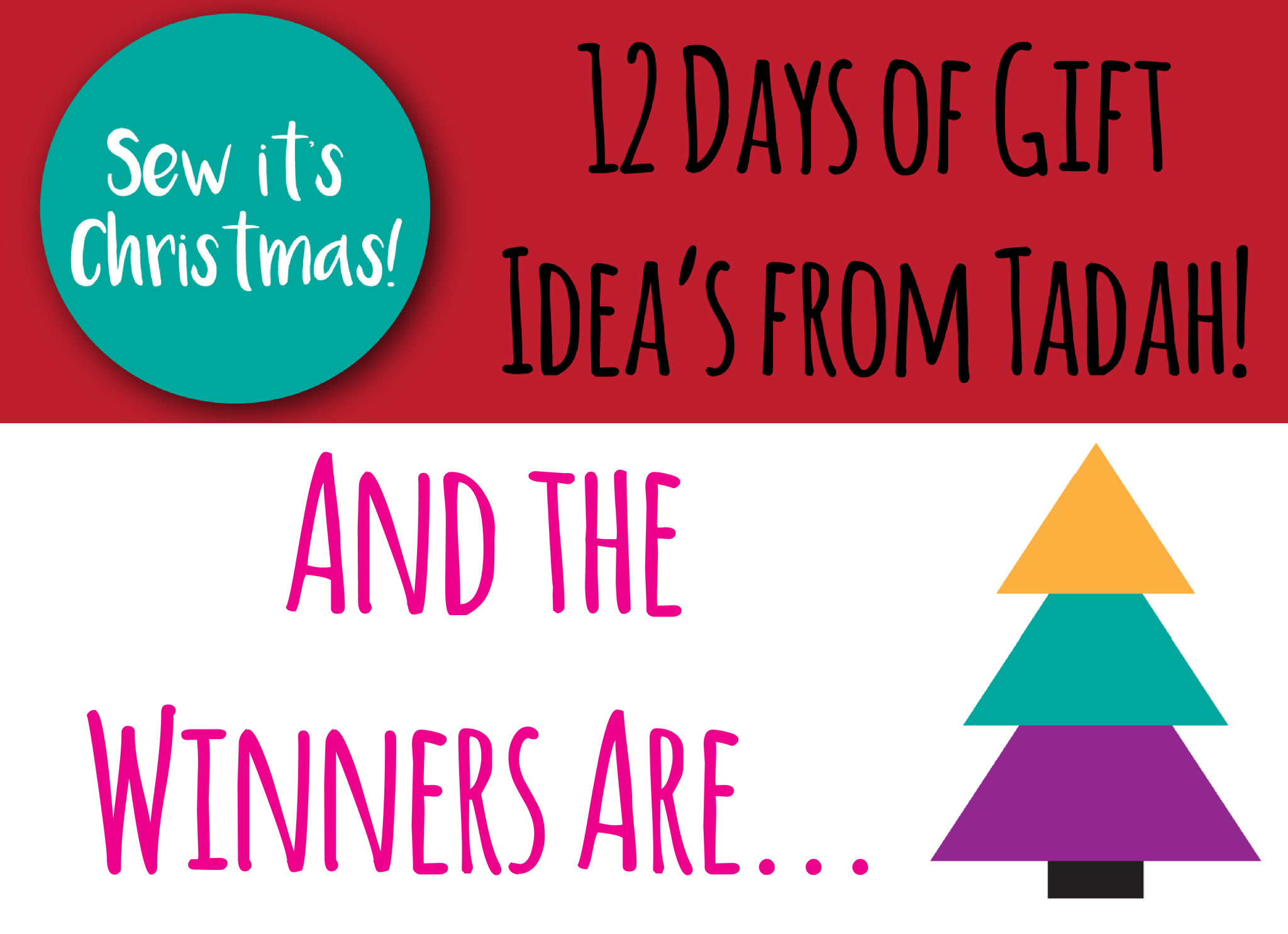 SEW IT'S CHRISTMAS - Winners announced!