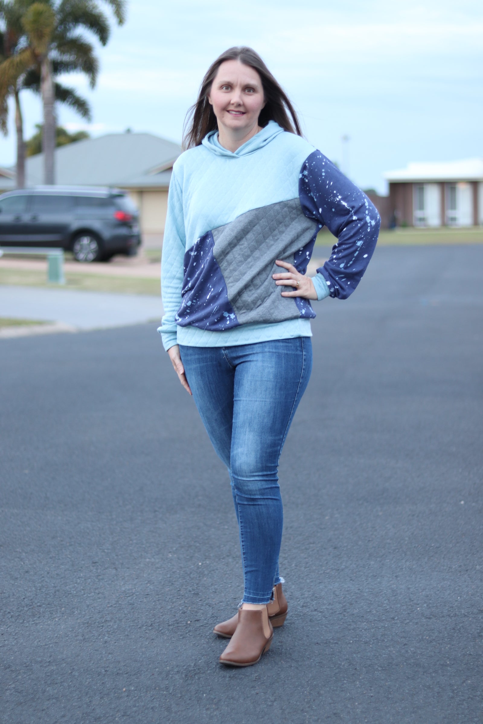 Sweater over button up discount womens