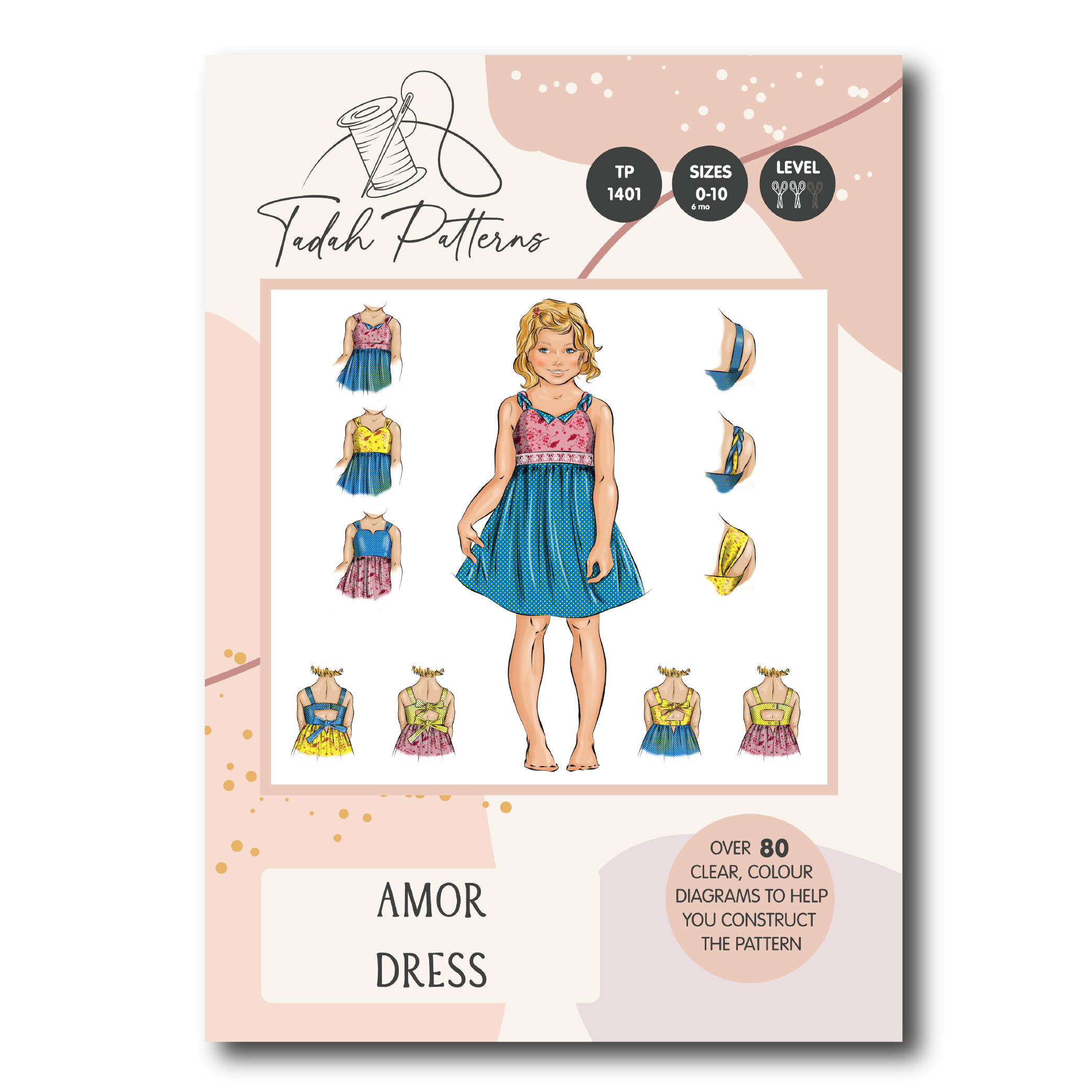 Easy PDF Sewing Patterns for Beginners and Up by Dressmaking Amóre –  DressmakingAmore