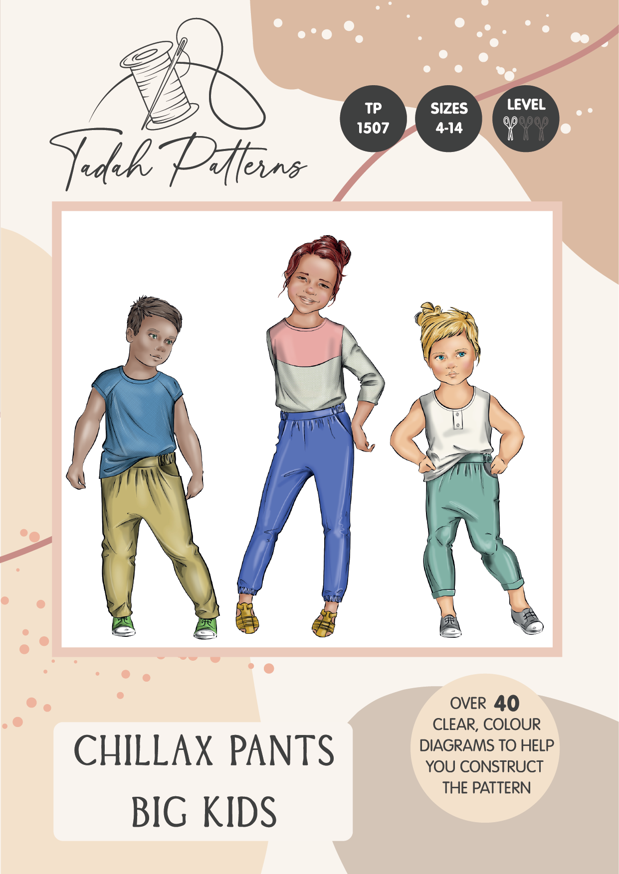 Barry Kids Pant Sewing Pattern And Top Sewing Pattern Multi-Size – Casual  Patterns – Style Arc