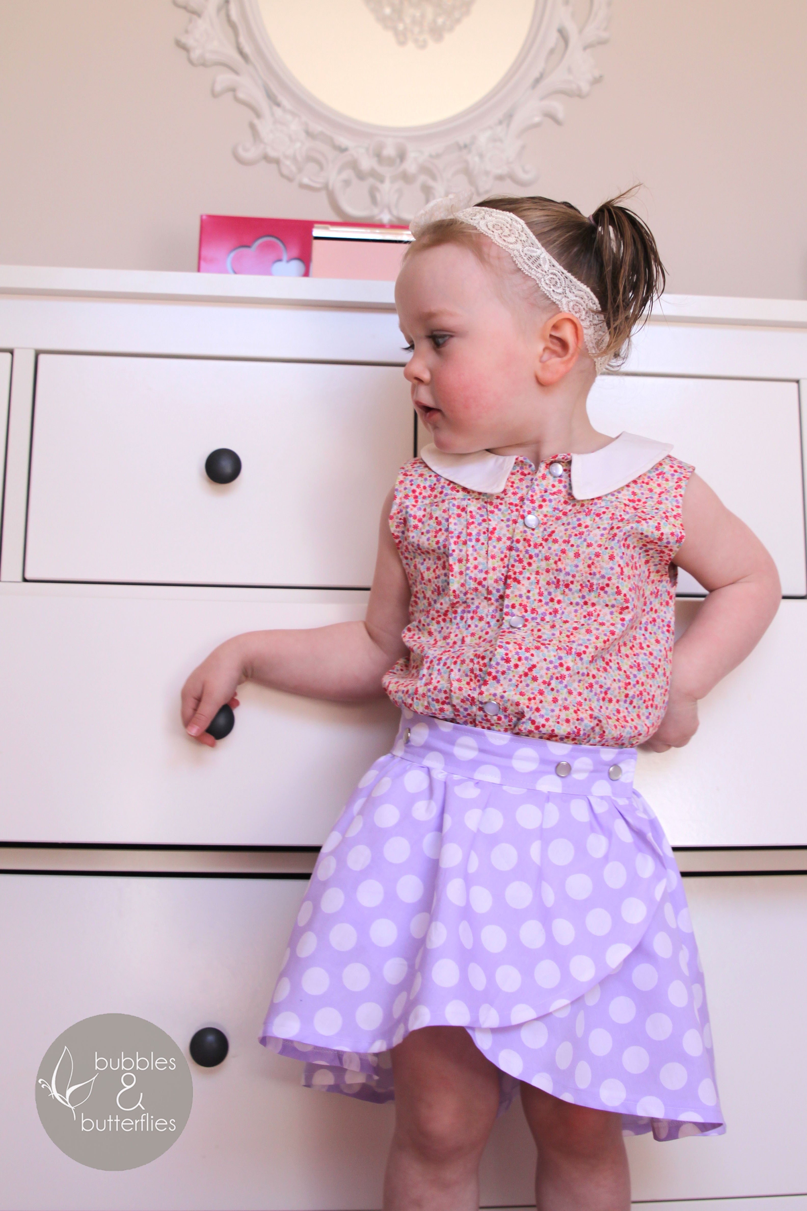 Easy Half Circle Skirt for Girls | AllFreeSewing.com