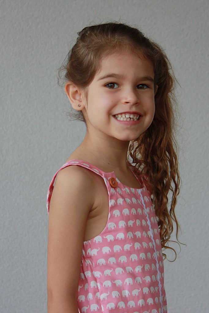 Kids Mykonos Romper Sewing Pattern - Tadah Patterns + Sewing