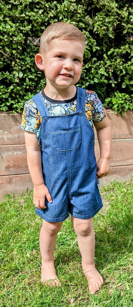 Baby Everyday Overalls Sewing Pattern - Tadah Patterns + Sewing