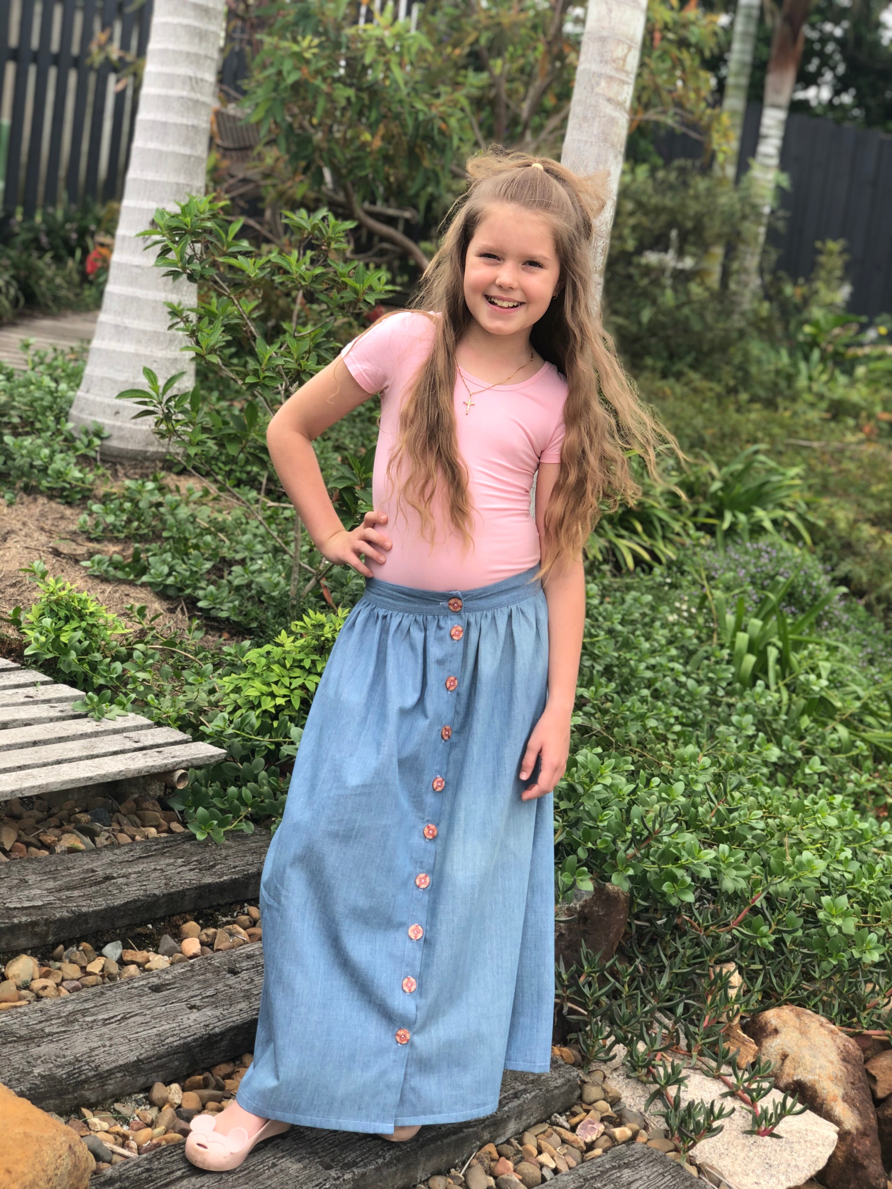 Jean overall skirt sewing patterns clearance