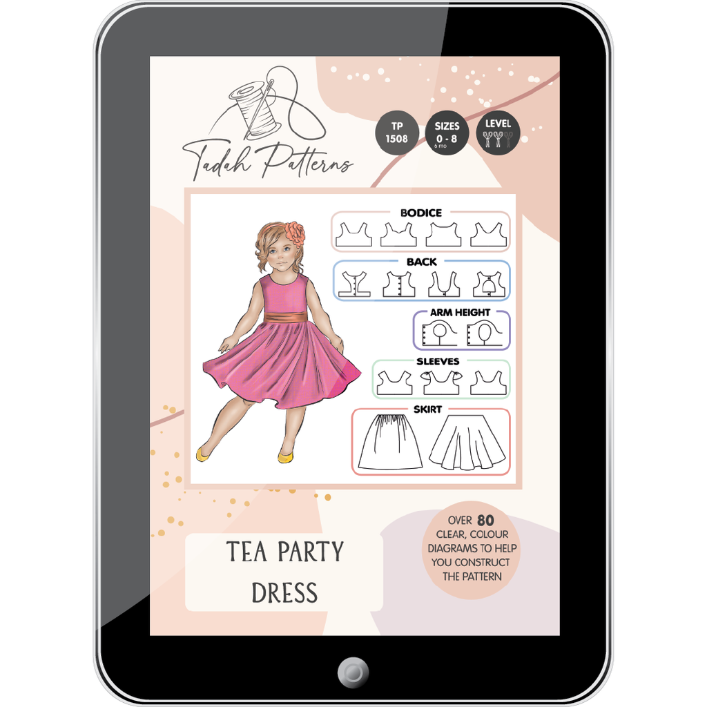 Tea Party Dress Sewing Pattern - Tadah Patterns + Sewing