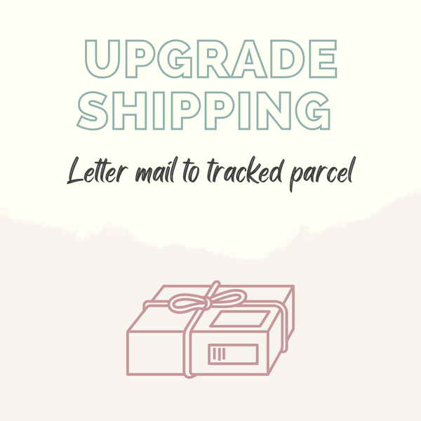 Upgrade shipping (letter mail to tracked parcel) Tadah Patterns + Sewing